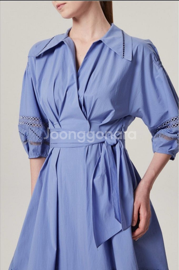 색감 디테일이 예쁜 타임 원피스 새상품--1