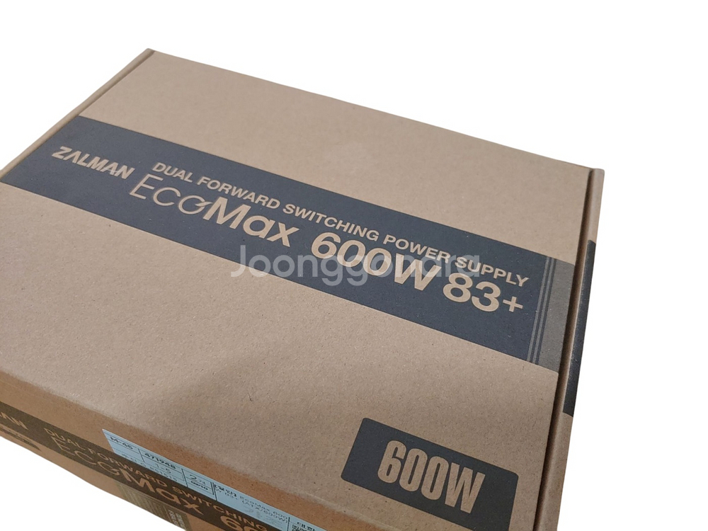 풀박스 잘만 EcoMax 600W 83+ 파워서플라이--2