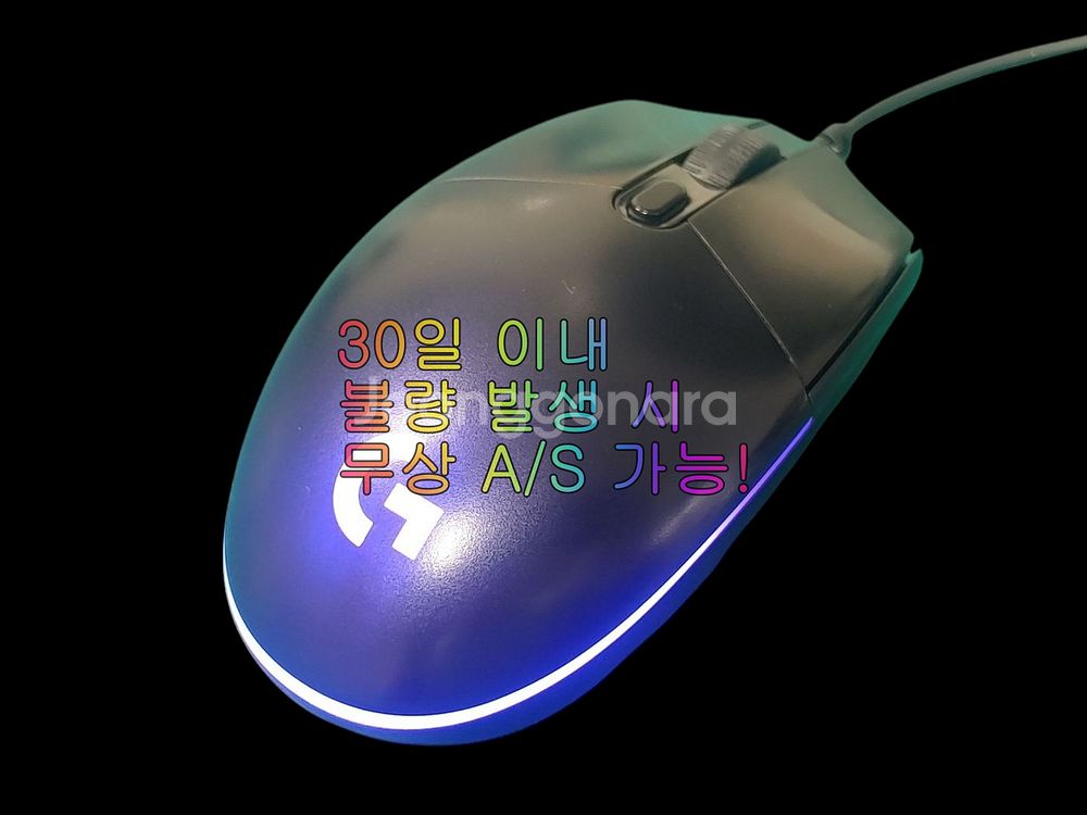 무소음(저소음) 로지텍 G102 게이밍 마우스--7