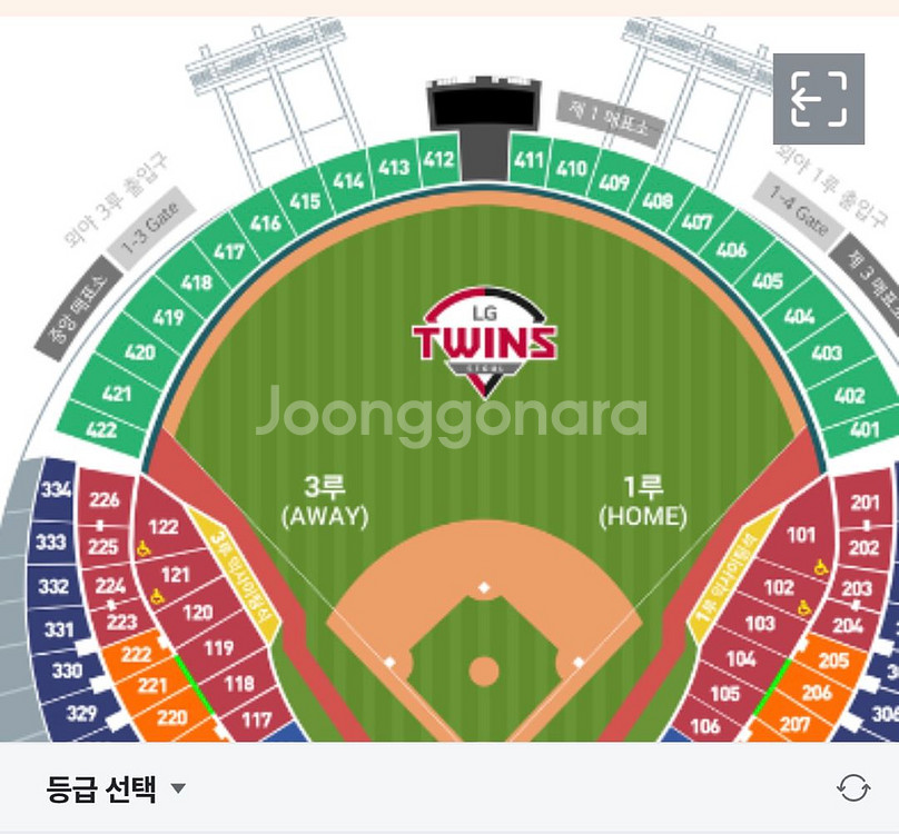 6/21 엘지두산 잠실더비 3루 330블록 3열 2연석--0