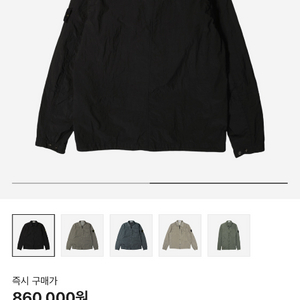 24fw 스톤아일랜드 나일론 메탈 오버셔츠 L