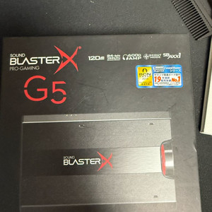 사운드블라스터G5 판매합니다