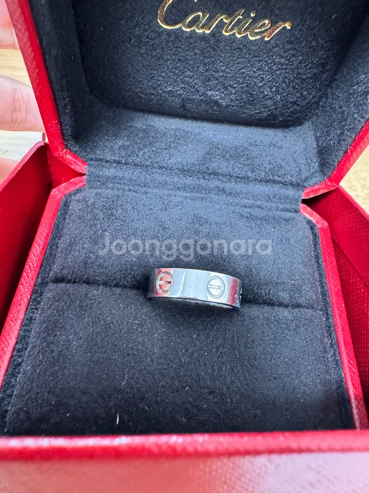 까르띠에 러브링 클래식 두꺼운링 50호 회이트골드--0