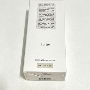 포트레 워터 베일 선크림 새상품