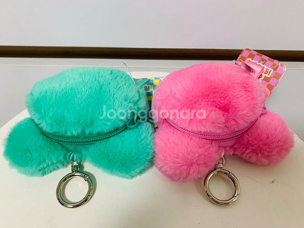 와사비베어 핑사비베어 파우치 키링--1