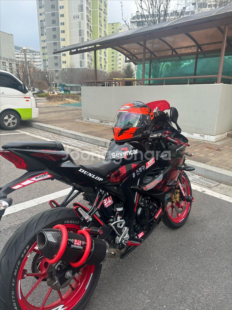 헬멧포함gsxr125 풀튜닝 카본 요시무라 구조변경완료--3