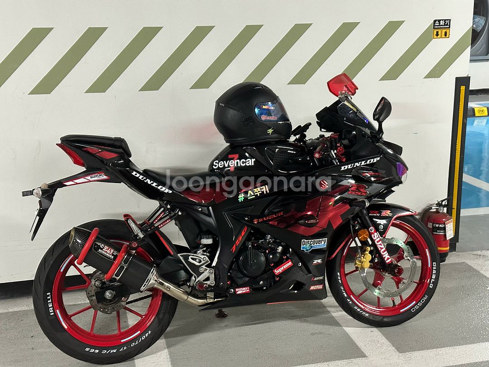 헬멧포함gsxr125 풀튜닝 카본 요시무라 구조변경완료--4