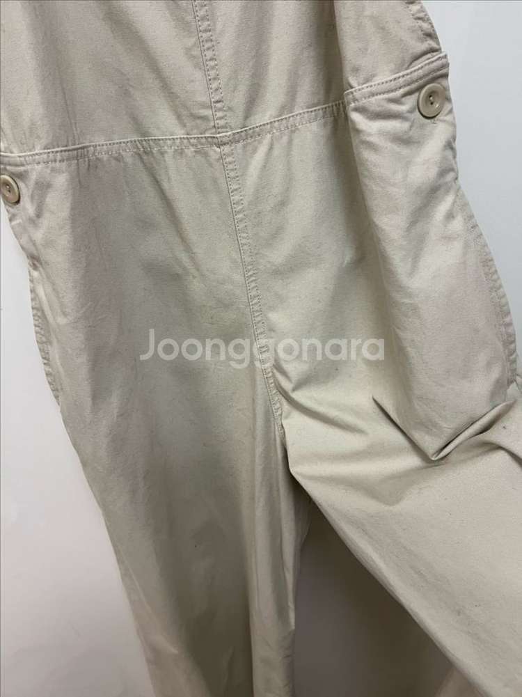 코스 COS 랩 백 와이드레그 덩거리 멜빵 오버롤 팬츠--7