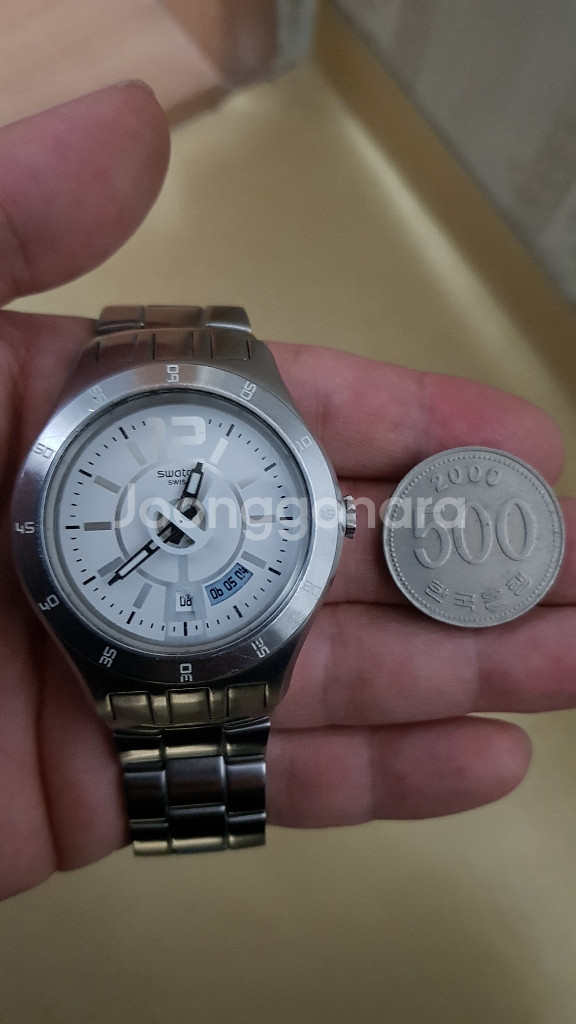 스와치 메탈시계--5