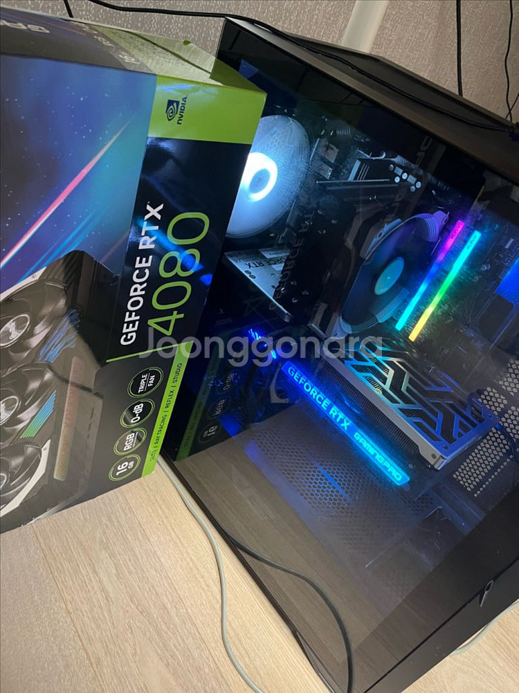 9600x 4080본체 360hz모니터 세트 판매합니다--0