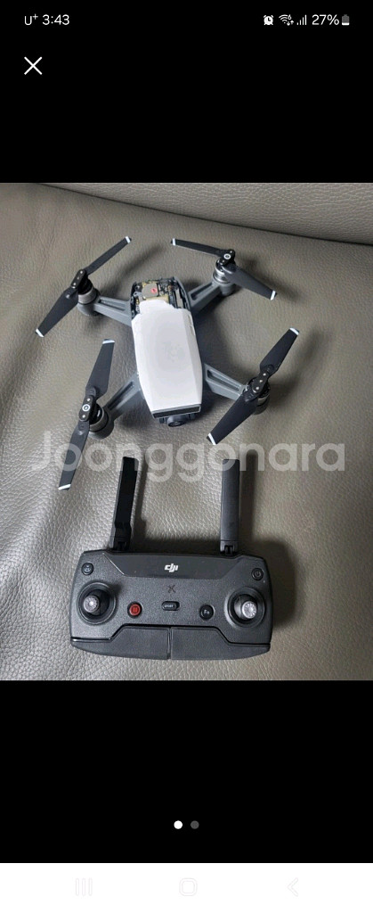 DJI 스파크 드론 부품용 쓰실분--0