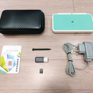 닌텐도2dsxl 튀동숲에디션 한글판 + 게임