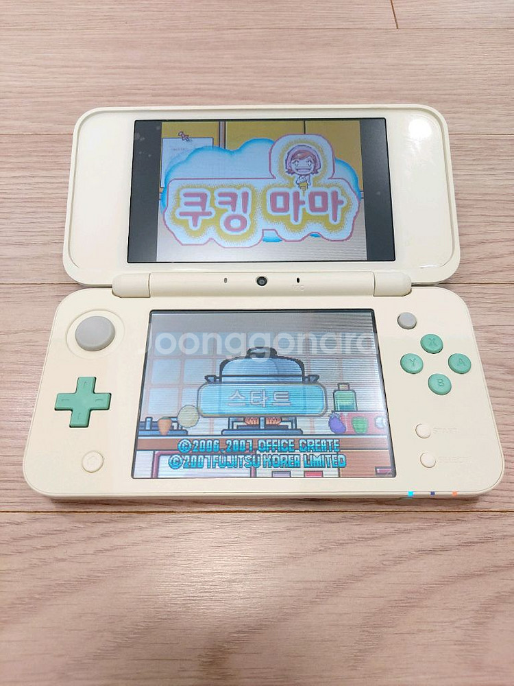 닌텐도2dsxl 튀동숲에디션 한글판 + 게임--2