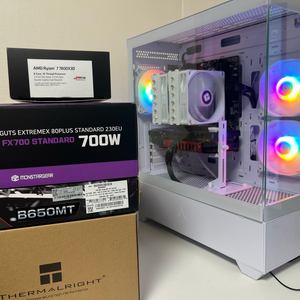 7800x3d 반본체 거의 새것 컴퓨터