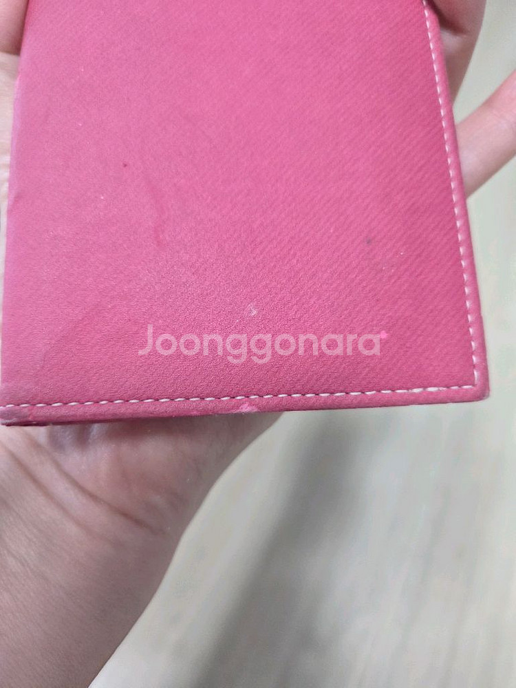 루이까또즈 여성 얇은 카드지갑 (파스텔 핑크)--7