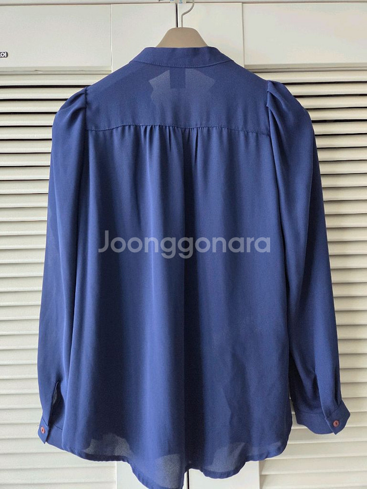 봄/여름 여성 정장쉬폰블라우스(고급스런 네이비)--4