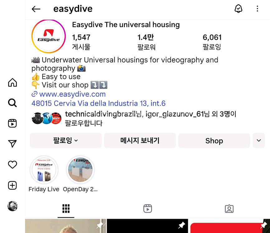 고프로10 세트+수중하우징(이탈리아)+비디오라이트--8