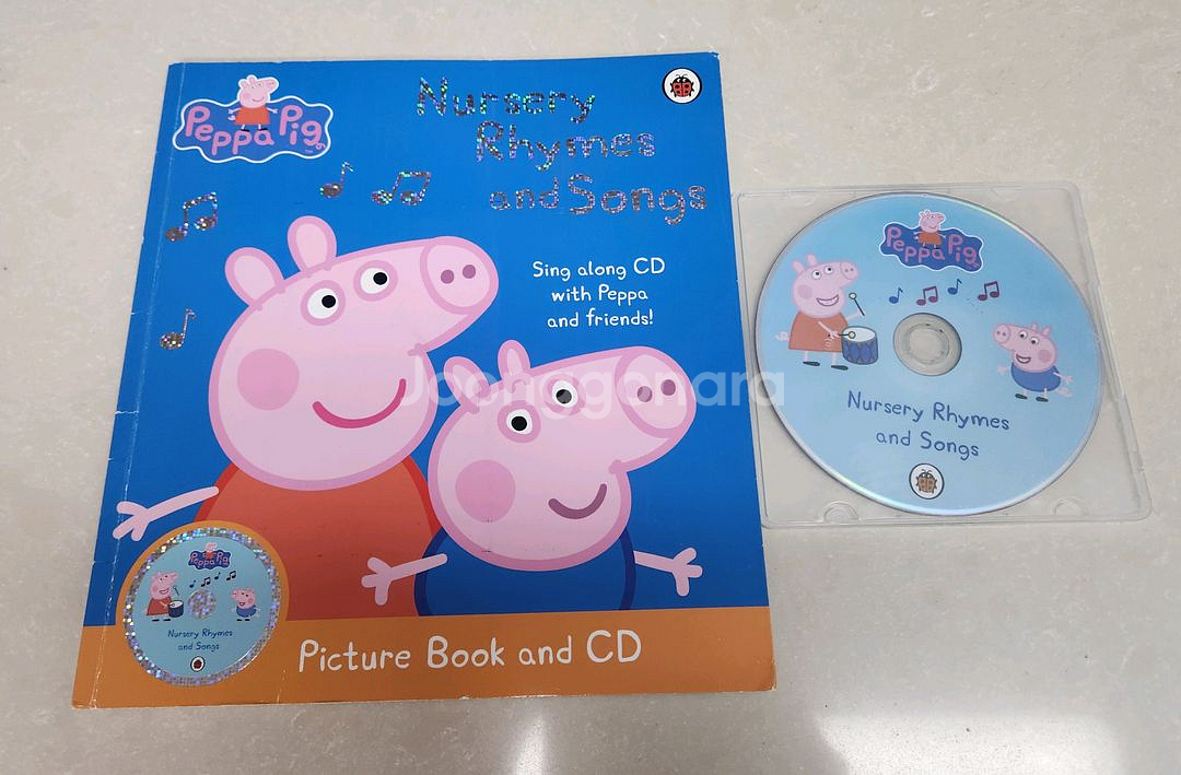 페파피그 영어 동요책 & CD--0