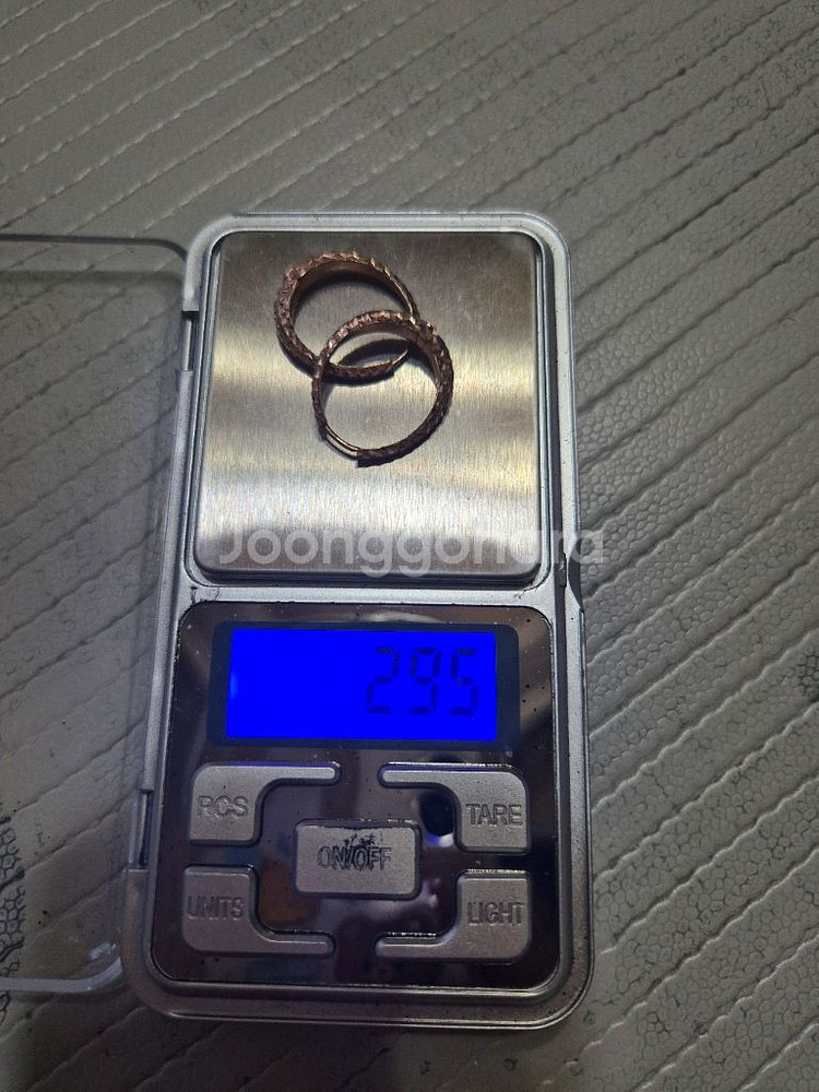14k 로즈골드 볼륨 오벌커팅 귀걸이--6