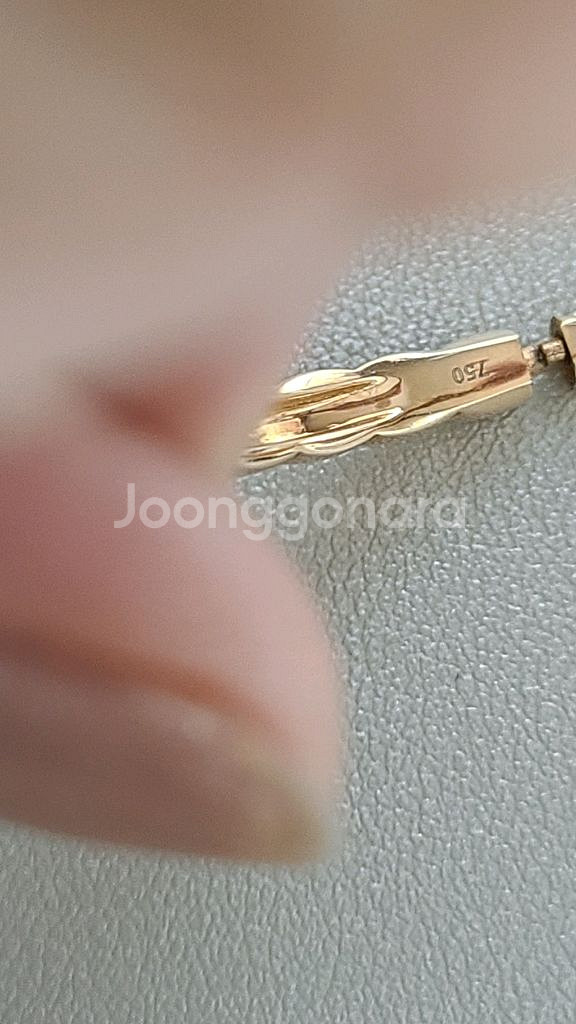 18k핑크골드 팔찌--9