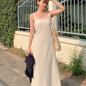 가네스라 슬라임롱원피스 크림 새상품