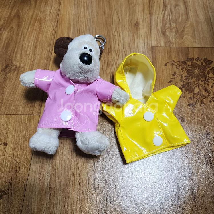 그로밋 인형 키링 데려가세요!(우비 세트)--0