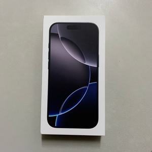 미개봉 새상품)아이폰16 pro 자급제 블랙 티타늄