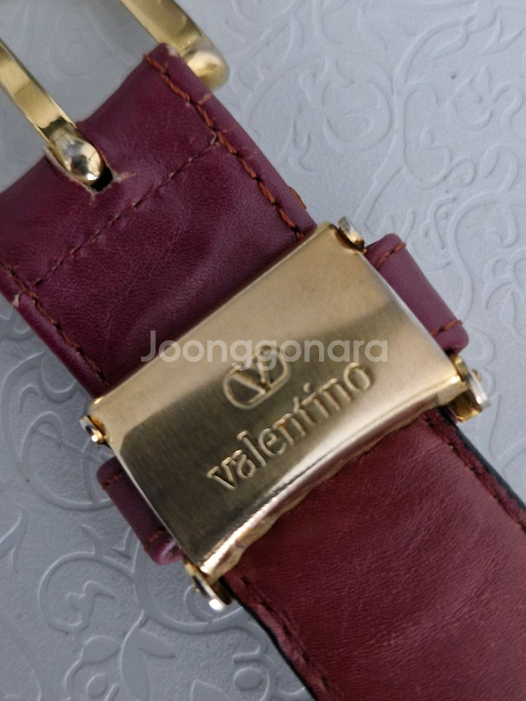 발렌티노 여성 가죽벨트 정품--6