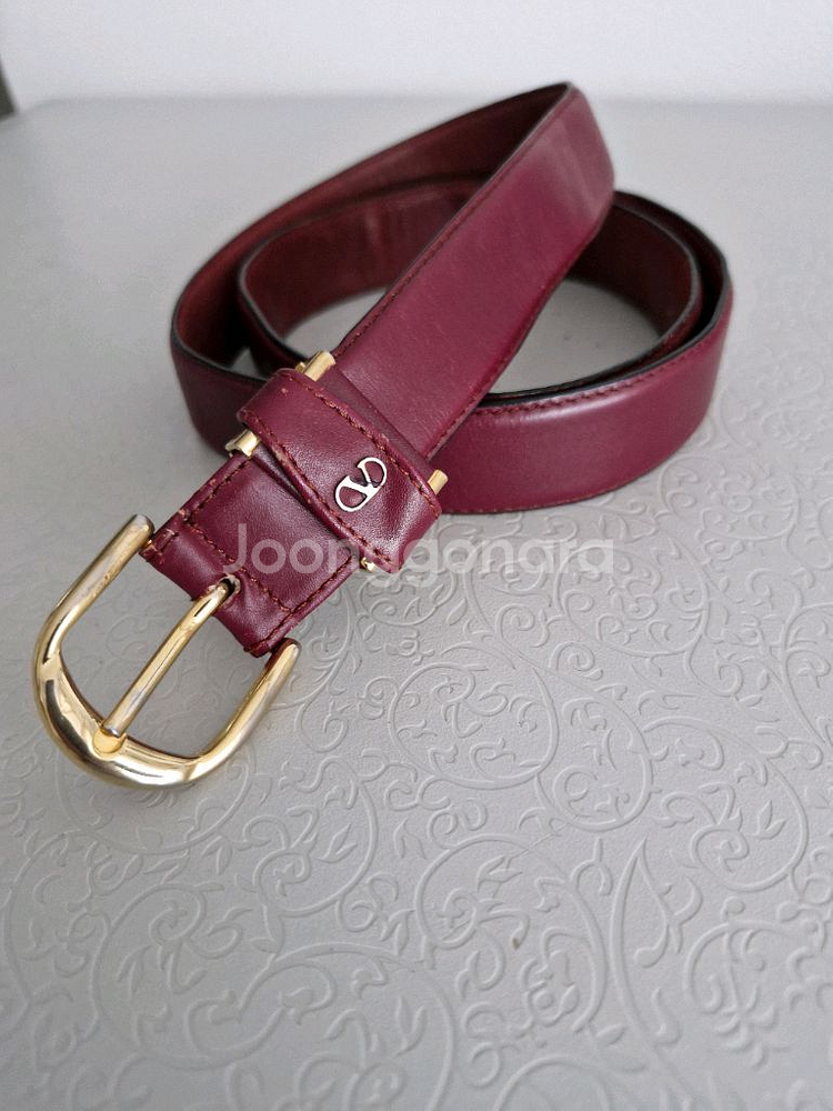 발렌티노 여성 가죽벨트 정품--7