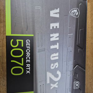 MSI RTX 5070 VENTUS 2X OC 팝니다.