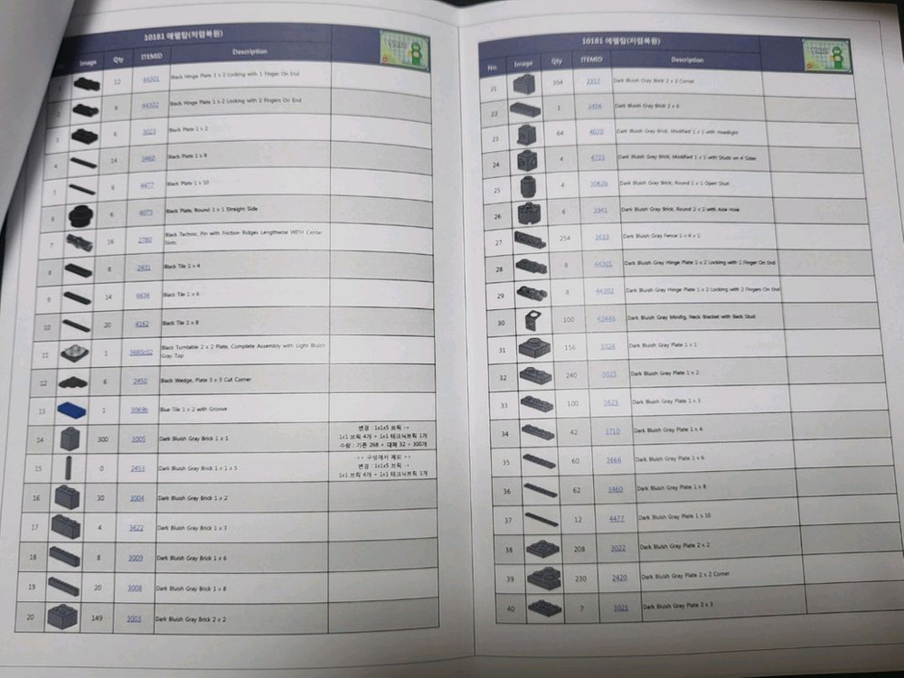 레고 10181 에펠탑 복원 공구제품 -정품새브릭--5