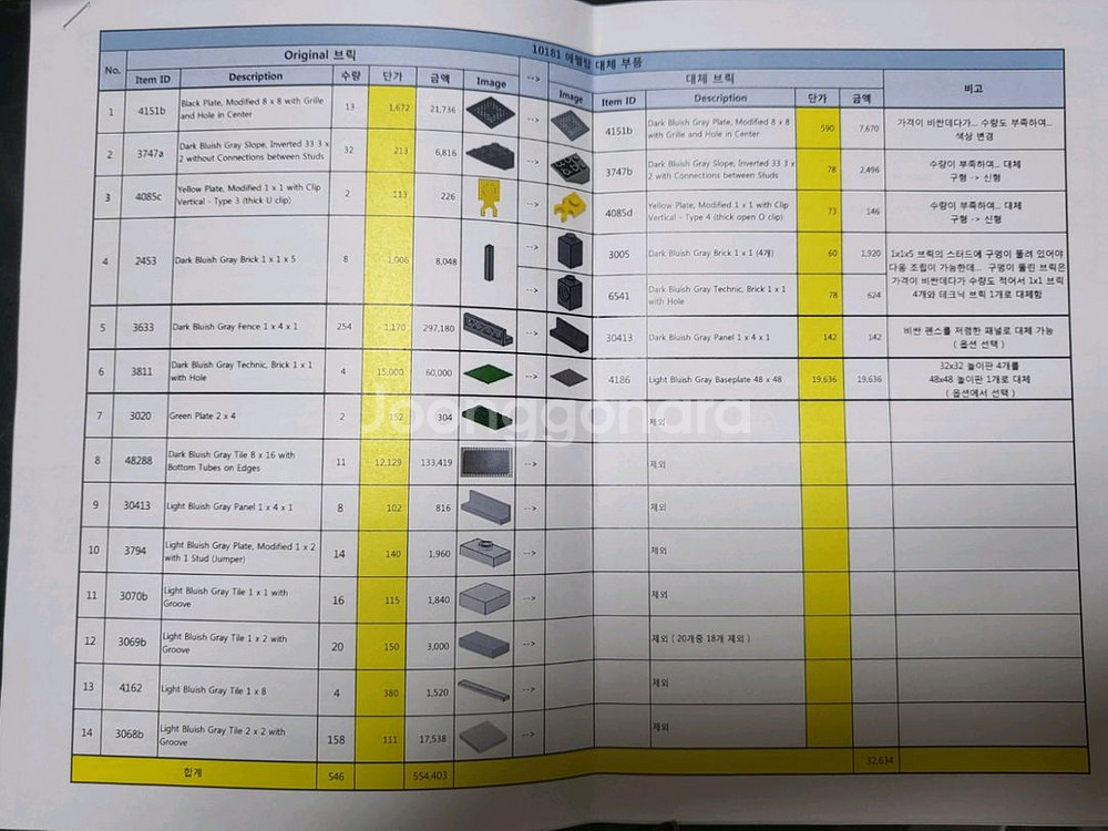 레고 10181 에펠탑 복원 공구제품 -정품새브릭--4
