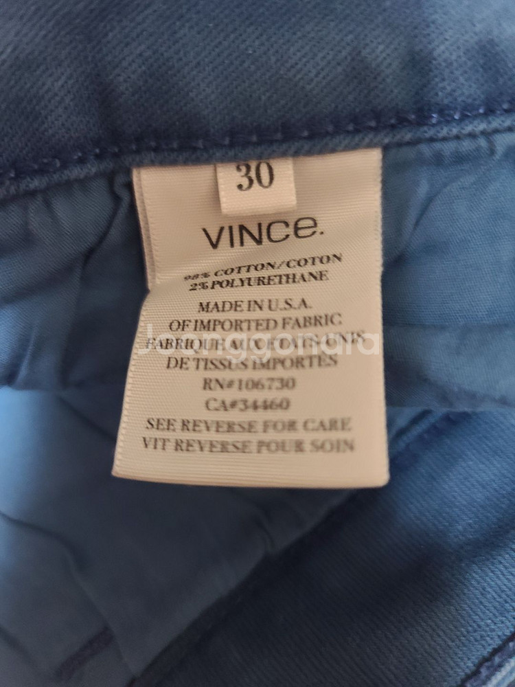 빈스 블루 데님 팬츠 30 size VINCE--5
