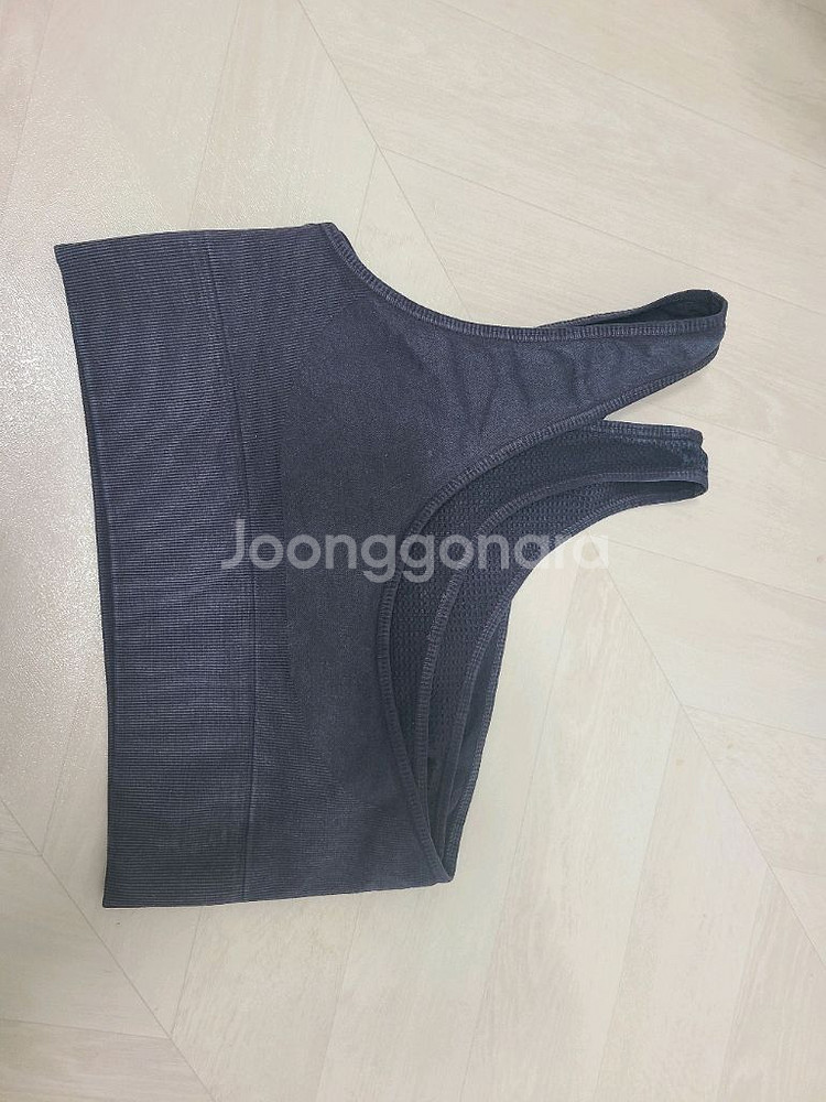 아보카도 원숄더 브라탑 요가복--0