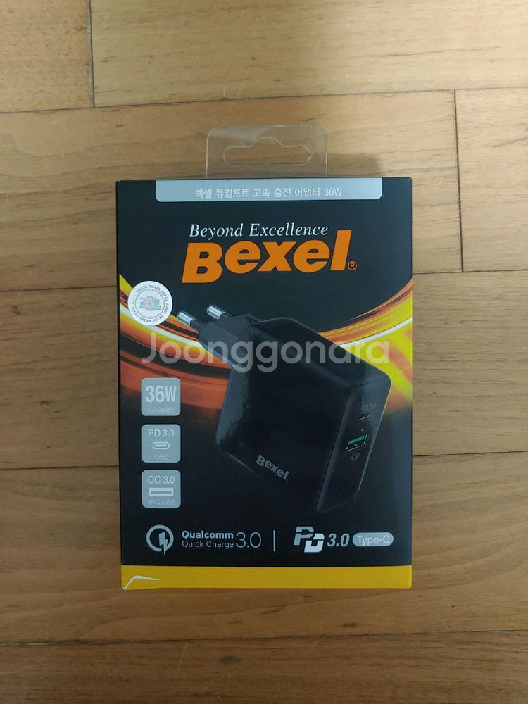 Bexel(벡셀) 36W 듀얼포트 충전기--0