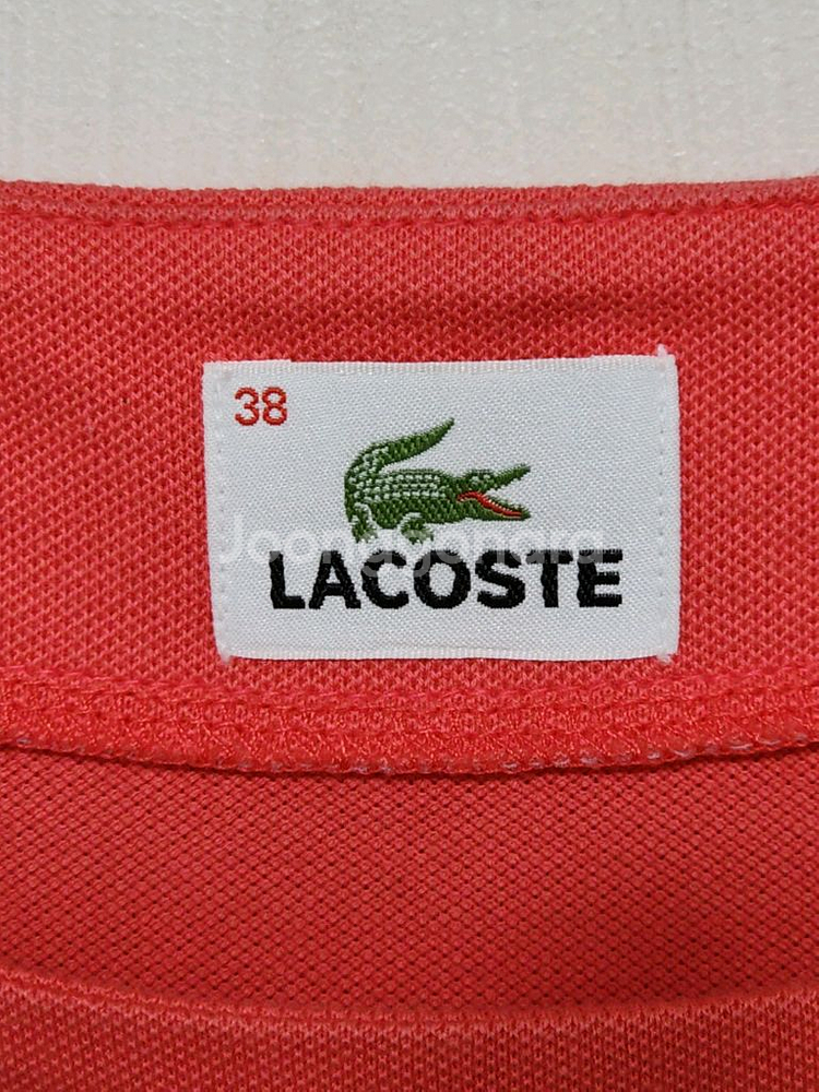 (S) 라코스테 나시 원피스 스판 민소매 라운드 캐주얼--2