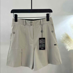 PXG 골프 우먼 버튼 포인트 자수로고 반바지