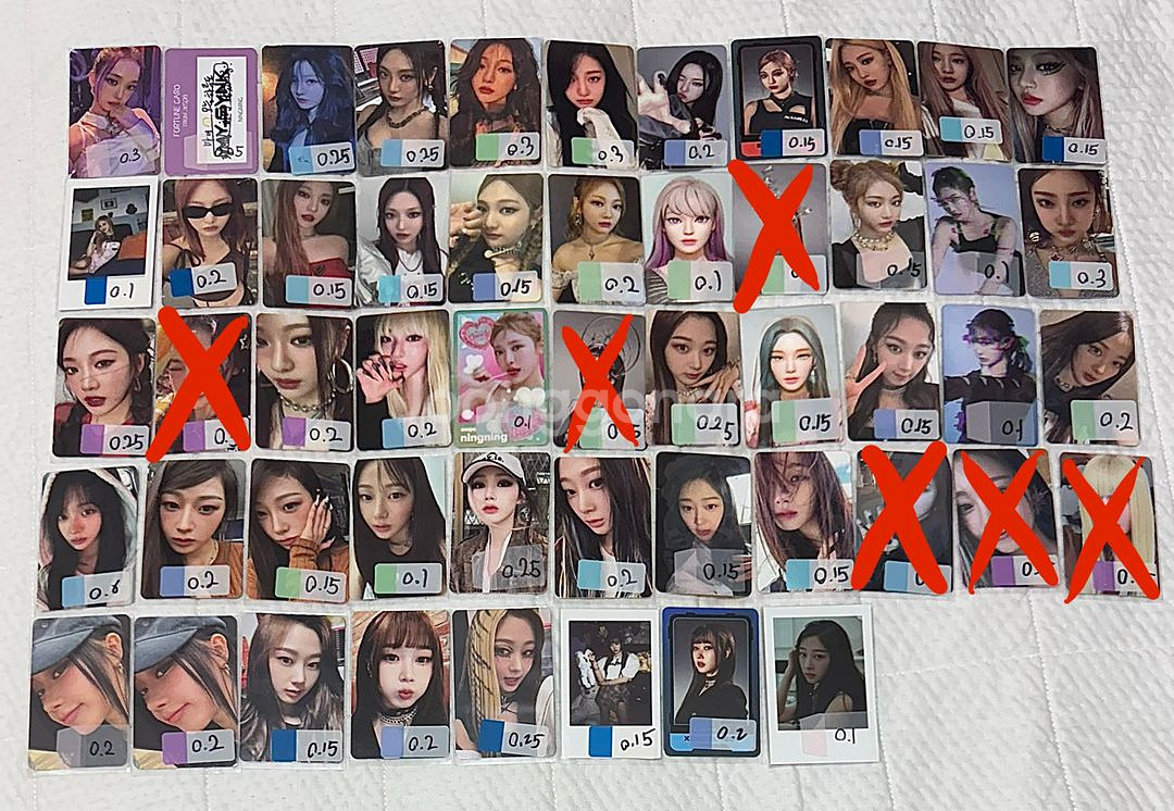 에스파 포카 포토카드 닝닝 카리나 윈터 지젤 판매--0