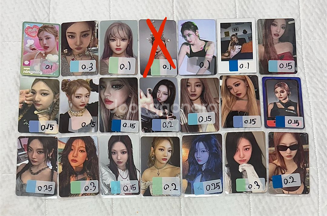 에스파 포카 포토카드 닝닝 카리나 윈터 지젤 판매--2
