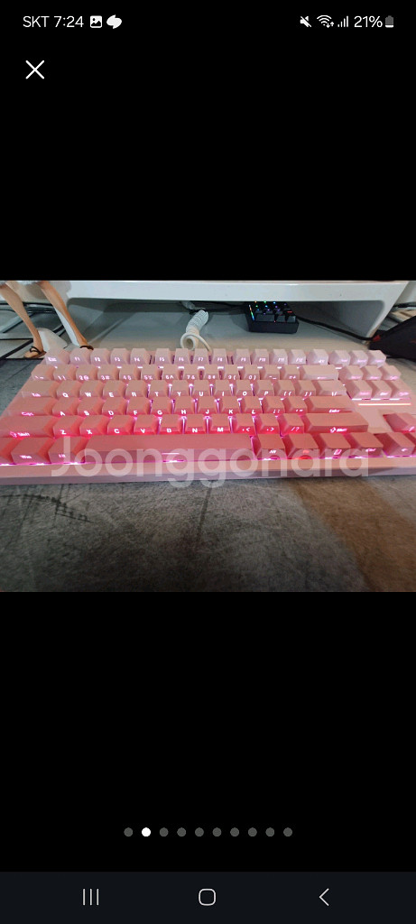 닌자87 PRO alu 커스텀 키보드 급처 합니다.--1