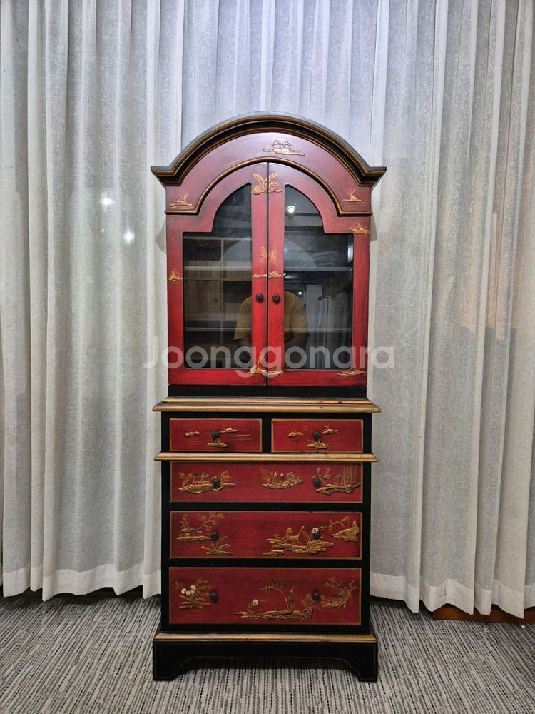 고가구 Chinese style 서랍 선반 장식장--0