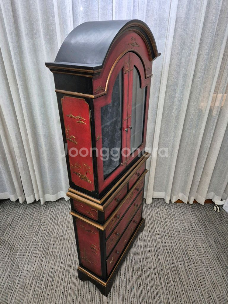 고가구 Chinese style 서랍 선반 장식장--4