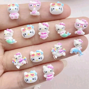 20p_안경키티 바캉스키티 네일파츠 셀프네일
