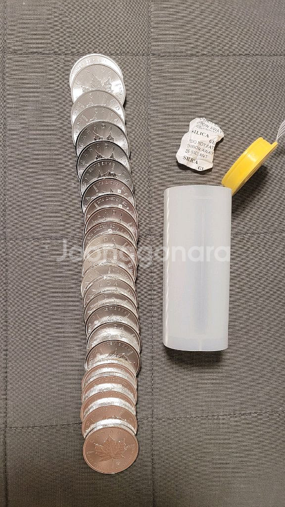 실버바 캐나다 메이플은화 25온스( 1온스*25개)--1