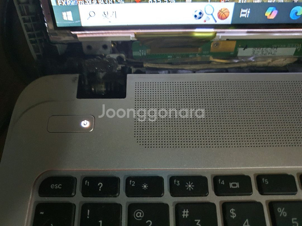 택포2만hp노트북 부품용--1
