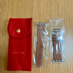 (미사용)애플워치 빈치하다 브라운 41mm 가죽 스트랩
