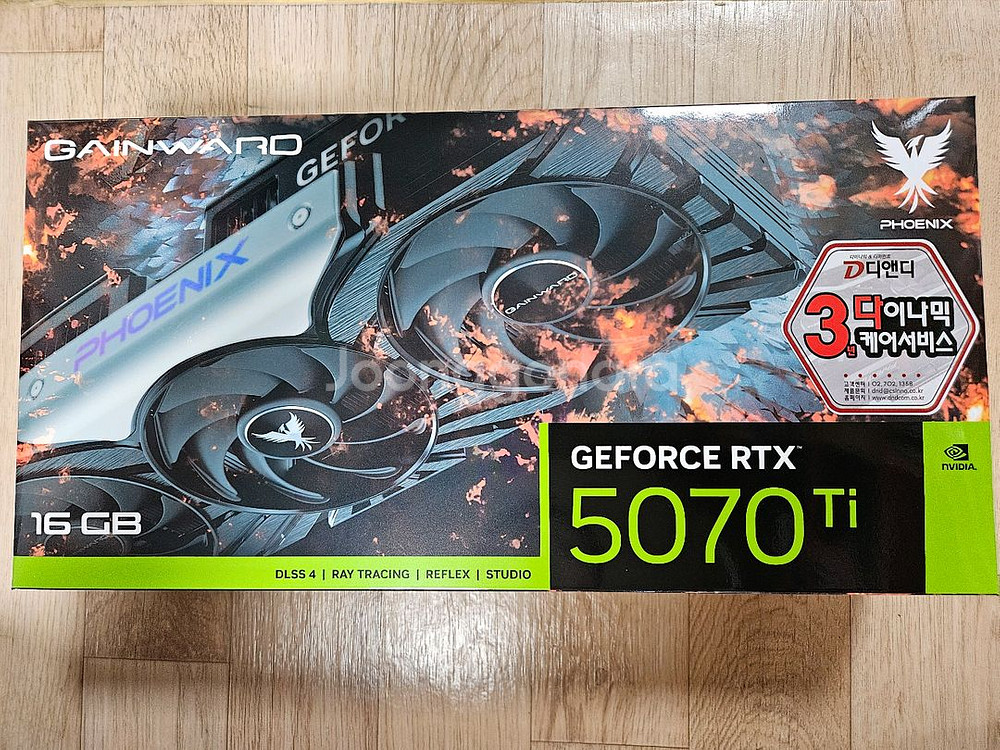 GAINWARD RTX 5070 TI 피닉스 16GB--0