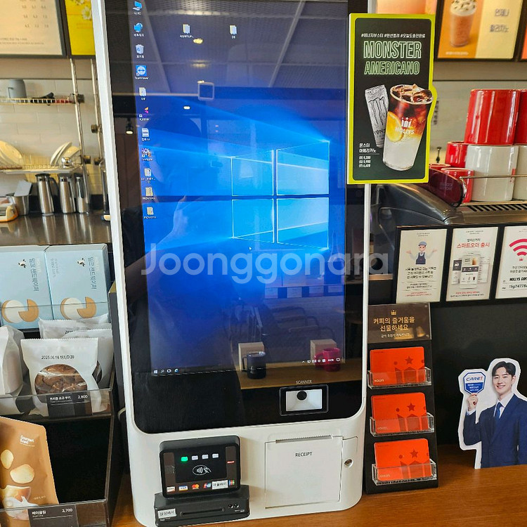 포스뱅크 듀얼 모니터 포스기 셋트+키오스크--0