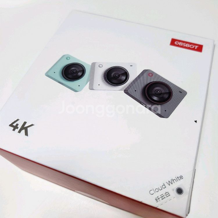 옵스봇 Meet 2 4K AI웹캠 화이트--0