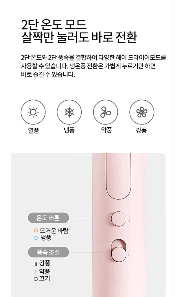 (새제품)샤오미 미지아 헤어 드라이어--3